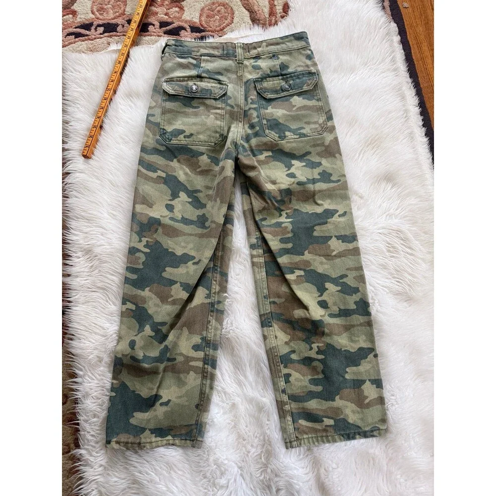Free People Remy Camo Crop pants Size 26
